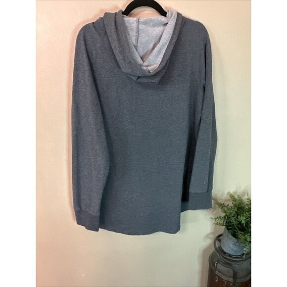 ZYIA Active Full Zip Hoodie Gray Sweatshirt Jacket L P8. - Picture 4 of 8